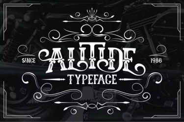 ALITIDE Typeface Font free download – Alitide Typeface Font font preview