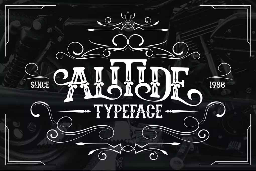 ALITIDE Typeface Font free download – Serif Fonts font preview image for Windows and Mac