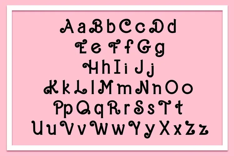 Absolute Blonde Font preview 5 – Display Fonts font sample