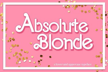Absolute Blonde Font free download – Elegant font preview