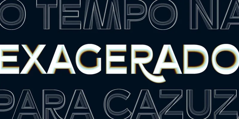 Acarau Display Font Family preview 5 – Display Fonts font sample