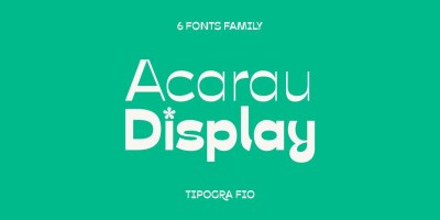 Acarau Display Font Family free download – Calligraphy font preview