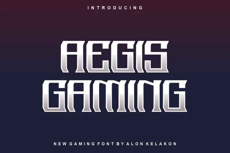 Aegis Gaming Font free download preview 3 – Sans Serif Fonts font