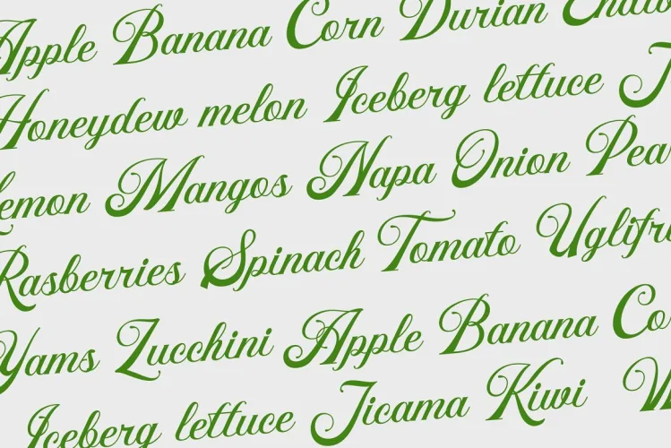 Afferiants Font Family preview 9 – Script And Handwritten font sample