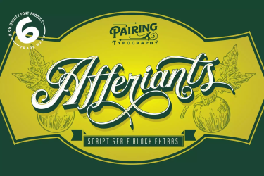Afferiants Font Family free download – Branding font preview