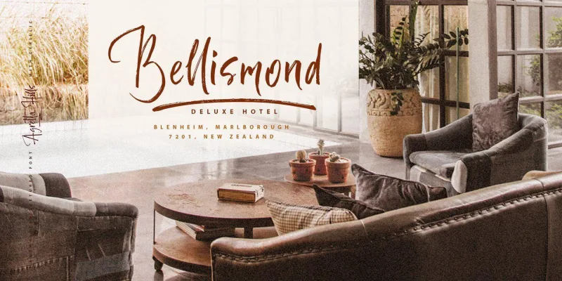 Agretta Hills Font Family preview 4 – Script And Handwritten font sample