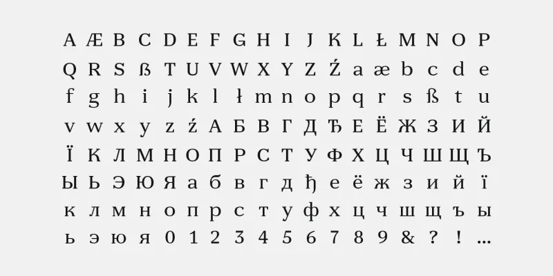 Alarionsa Serif Font Family preview 6 – Serif Fonts font sample