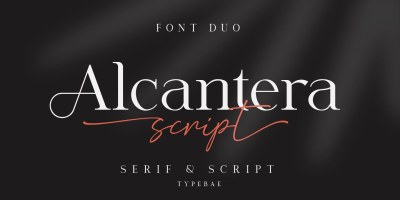 Alcantera Font Duo free download – Elegant font preview