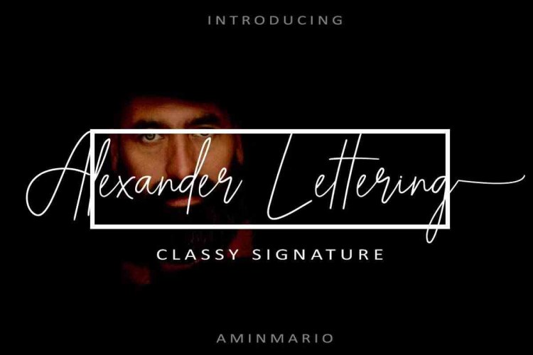 Alexander Lettering Font free download preview 8 – Script And Handwritten font