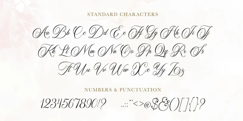Alexandra Calligraphy Font preview 3 – Calligraphy Fonts font sample