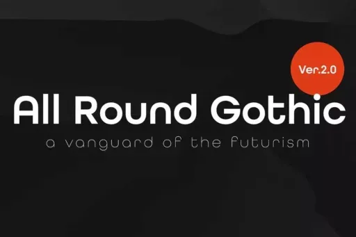 All Round Gothic Font preview 5 – Sans Serif Fonts font sample