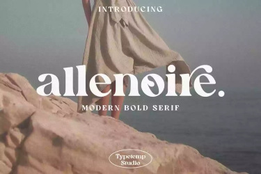 Allenoire Font free download – Retro font preview