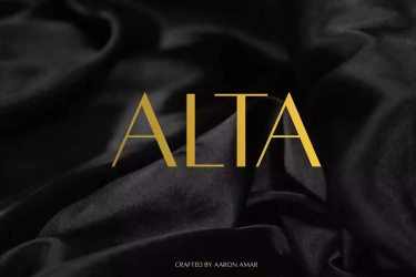 Alta Font free download – Serif font preview