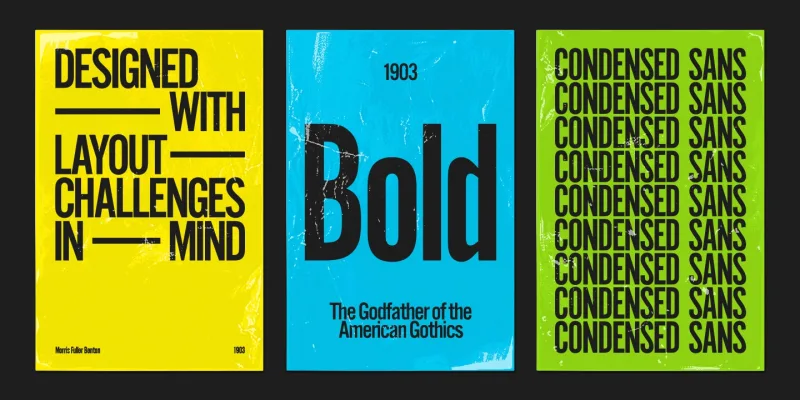 Alternate Gothic Font preview 4 – Sans Serif Fonts font sample
