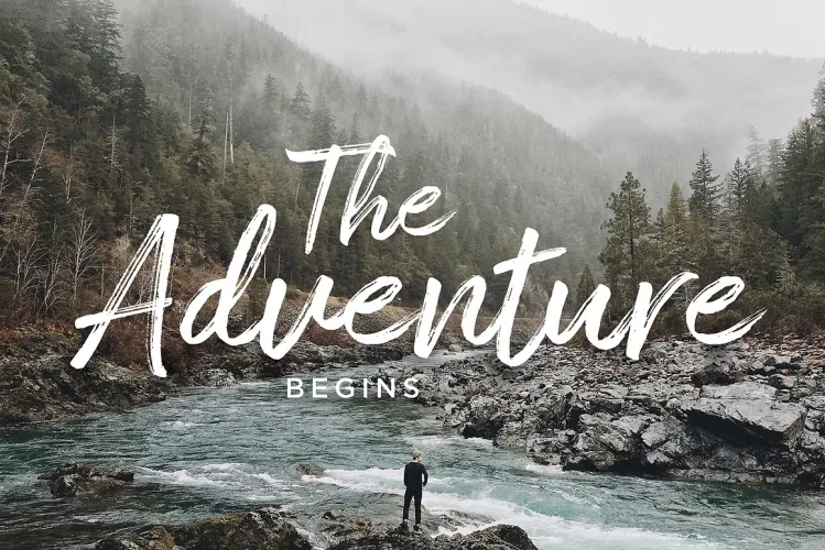 Amithen Font preview 2 – Brush Fonts font sample