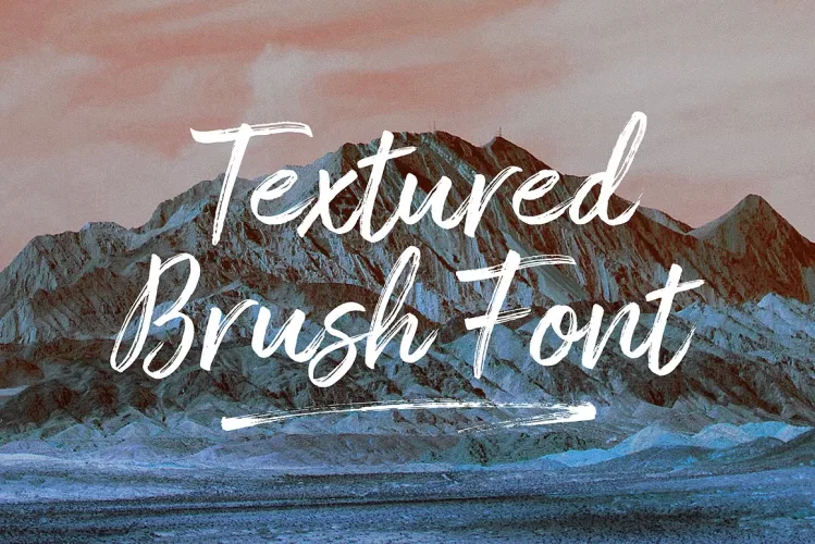Amithen Font preview 7 – Brush Fonts font sample