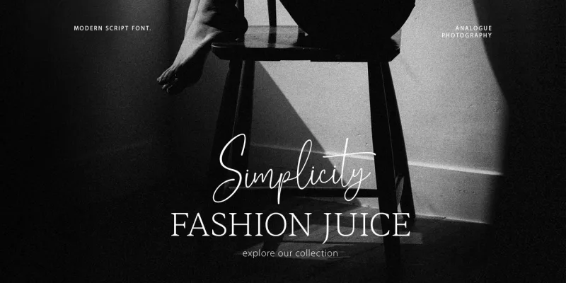 Analogue Photography Font preview 1 – Script And Handwritten font sample