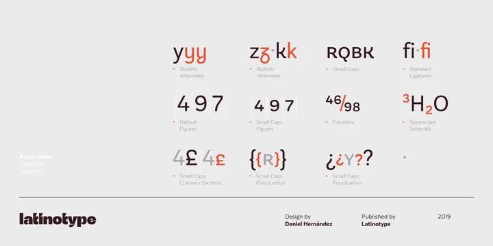 Andes Neue Font preview 9 – Sans Serif Fonts font sample