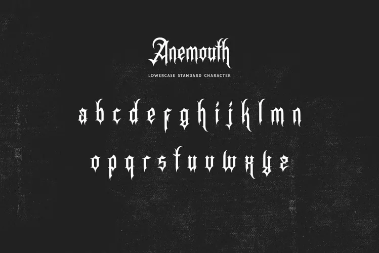 Anemouth Font preview 6 – Decorative Fonts font sample