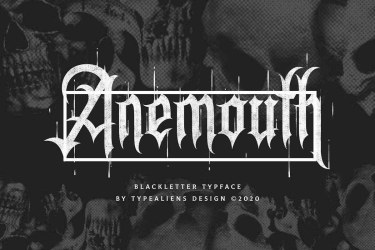 Anemouth Font free download – Classic font preview