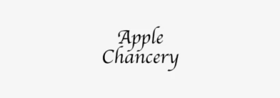 Apple Chancery Font free download – Branding font preview