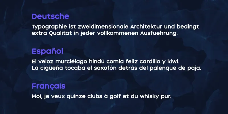 Aqum Two Font Family preview 4 – Sans Serif Fonts font sample