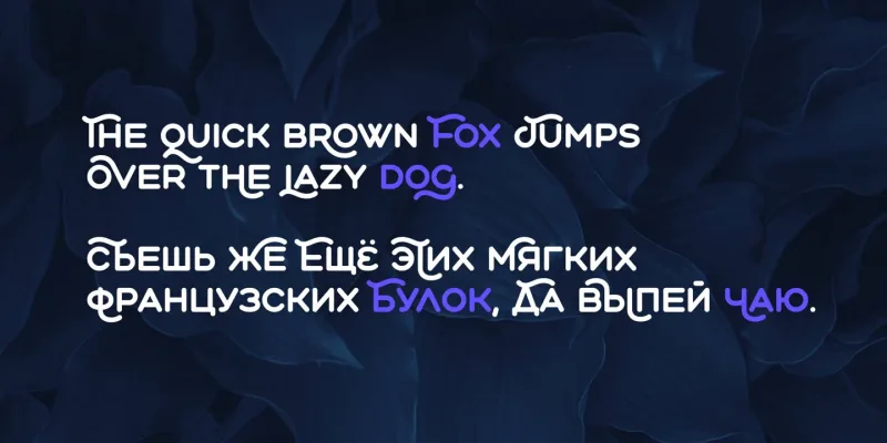 Aqum Two Font Family preview 8 – Sans Serif Fonts font sample