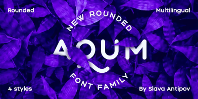 Aqum Two Font Family free download – Sans Serif Fonts font preview