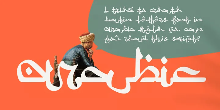 Arabic Script Font Family preview 5 – Arabic Font font sample