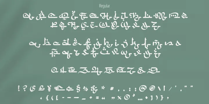 Arabic Script Font Family preview 8 – Arabic Font font sample