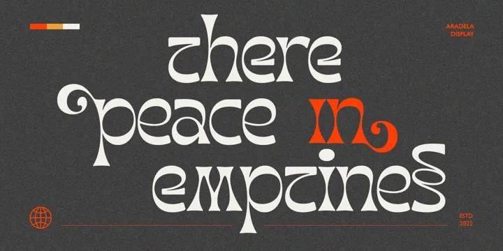 Aradela Display Font preview 3 – Display Fonts font sample