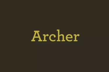 Archer Font free download – Serif font preview