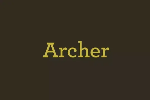 Archer Font preview 5 – Slab Serif Fonts font sample