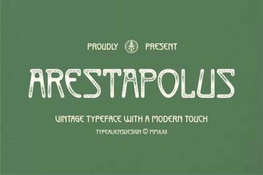 Arestapolus Font free download – Sans Serif Fonts font preview