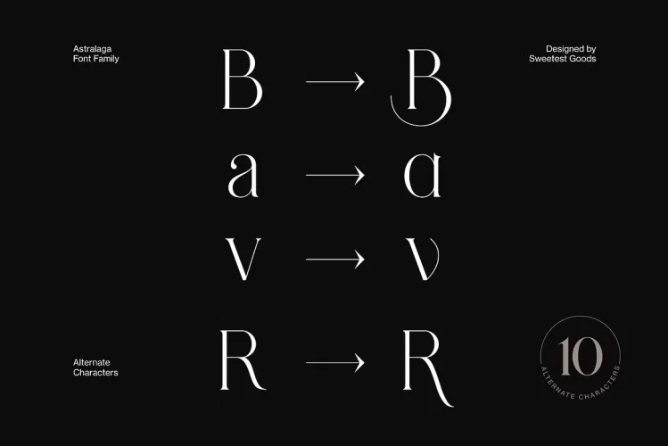 Astralaga Font preview 4 – Serif Fonts font sample