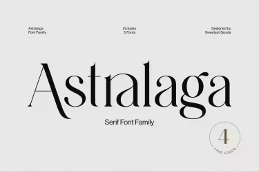 Astralaga Font free download – Classic font preview
