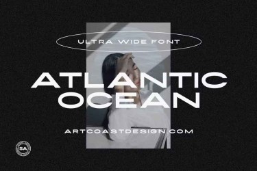 Atlantic Ocean Font free download – Branding font preview