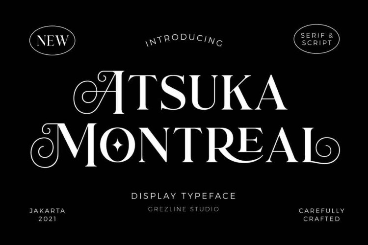 Atsuka Montreal Font free download preview 5 – Serif Fonts font