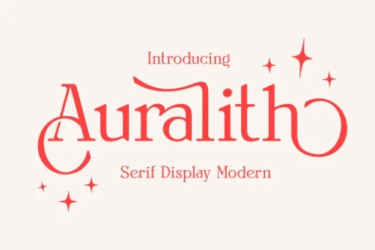 Auralith Font free download – Bold font preview