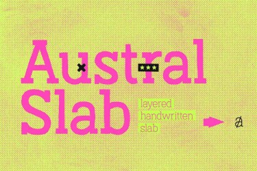 Austral Slab Font free download – Branding font preview