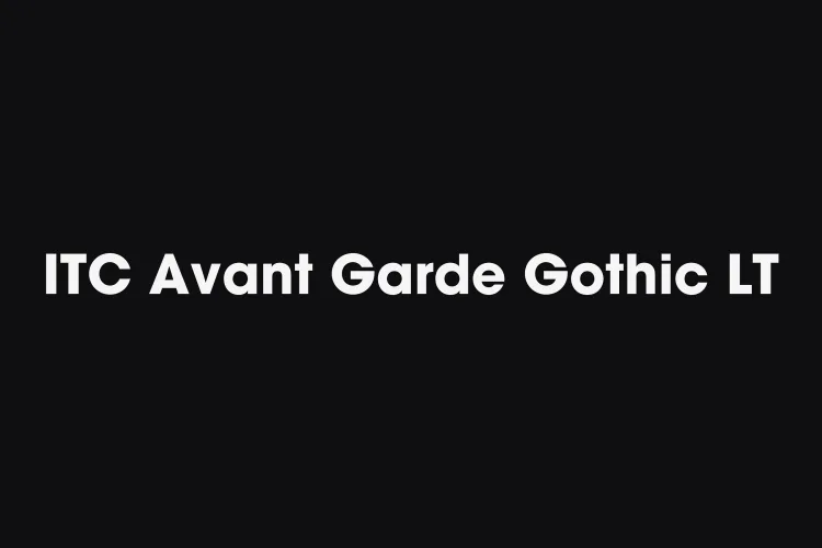 Avant Garde Gothic Font preview 1 – Sans Serif Fonts font sample