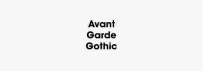 Avant Garde Gothic Font free download – Sans Serif Fonts preview