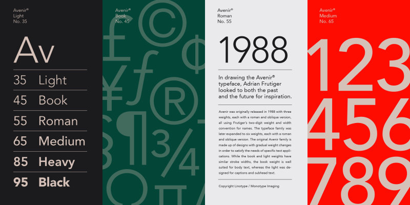 Avenir Font free download preview 4 – Sans Serif Fonts font
