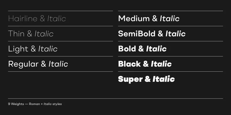 BR Shape Font Family preview 1 – Sans Serif Fonts font sample