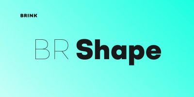 BR Shape Font Family free download – Geometric font preview