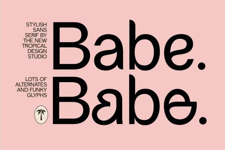 Babe – Sans Serif Font preview 7 – Sans Serif Fonts font sample