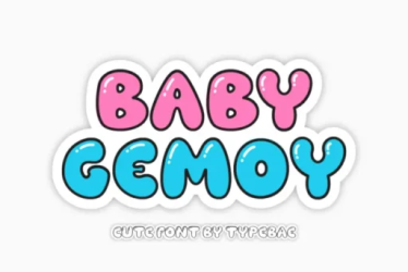 Baby Gemoy Font free download – Headlines font preview