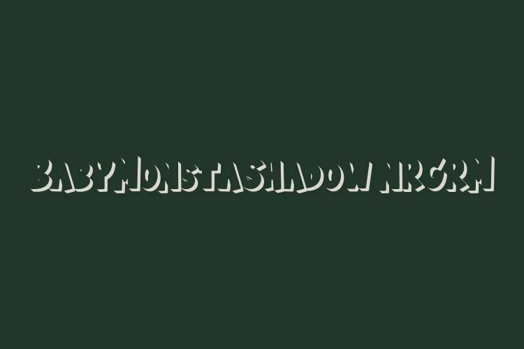 Baby Monsta Font Family preview 7 – Display Fonts font sample