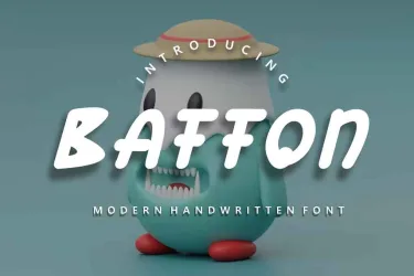 Baffon Modern Font free download – Script And Handwritten preview