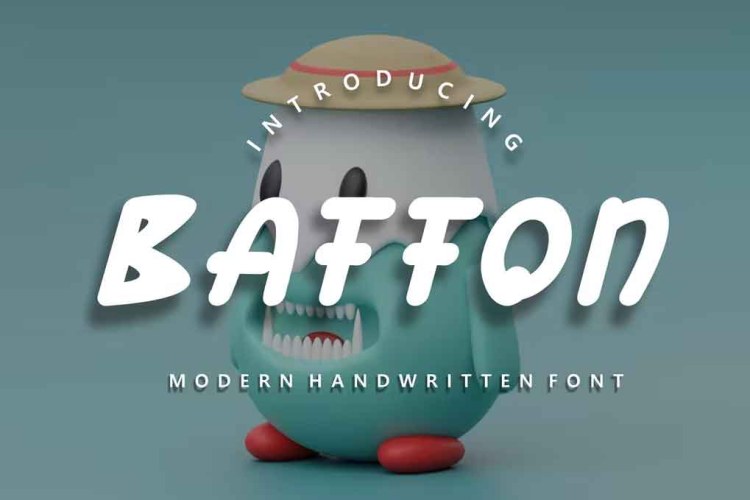Baffon Modern Font free download preview 2 – Script And Handwritten font